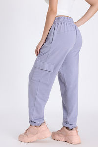 Zivame Knit Cotton Loungewear Bottom - Silver Bullet — thumbnail 4